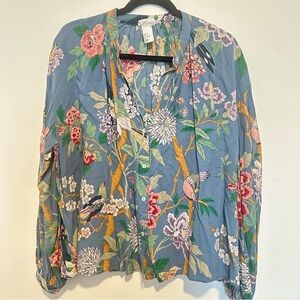 H&M Multicolor Floral Blouse